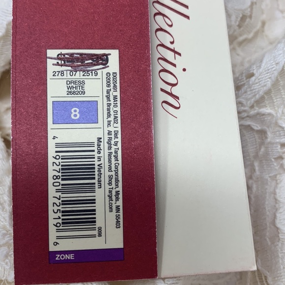 Cream Lace One Shoulder Dress - Picture 8 of 8